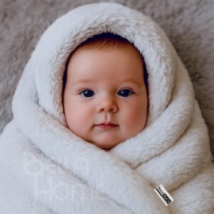 Cobija Soft Térmica Para Bebé Blanca