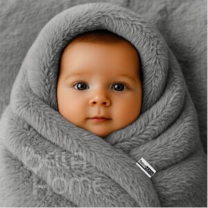 Cobija Soft Térmica Para Bebé Gris