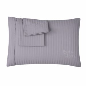 Funda Para Almohada Stripes Gris Oscuro