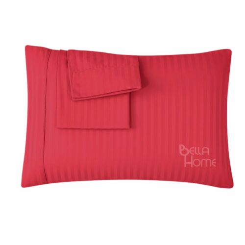 Funda Para Almohada Stripes Roja